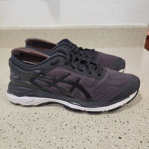 Asics Gel-Kayano 24 Running Shoes Black White T799N US Women’s Size 6